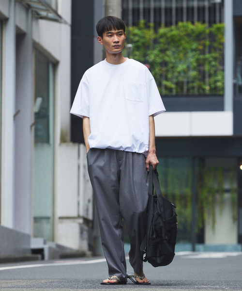 JOURNAL STANDARD relume(ジャーナルスタンダード レリューム)の「コンフォータブル ストレッチ オーバル イージースラックス(スラックス・メンズ・ブラック/グレー/ブラック系その他・MEDIUM/SMALL/LARGE)」の18枚目の写真