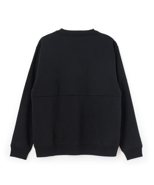FILA（フィラ）の「COLOR BLOCK SWEAT SHIRT / カラーブロック スウェットシャツ（スウェット・メンズ・ブラック/ネイビー/ダークグリーン・M/L/XL）」の4枚目の写真