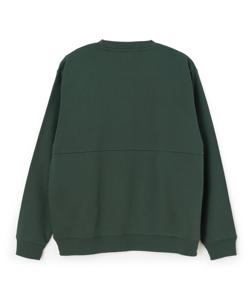 FILA（フィラ）の「COLOR BLOCK SWEAT SHIRT / カラーブロック スウェットシャツ（スウェット・メンズ・ブラック/ネイビー/ダークグリーン・M/L/XL）」の6枚目の写真