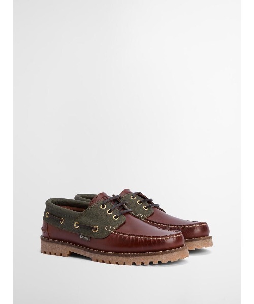 Barbour(バブアー)の「デッキボート シューズ(その他シューズ・メンズ・ベージュ/オリーブ/ブラウン・8/9)」の1枚目の写真