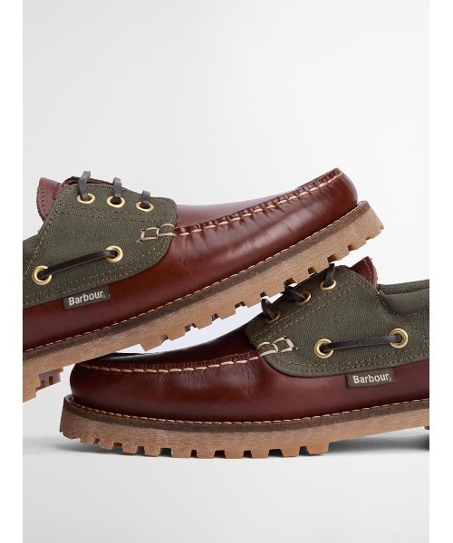 Barbour(バブアー)の「デッキボート シューズ(その他シューズ・メンズ・ベージュ/オリーブ/ブラウン・8/9)」の14枚目の写真