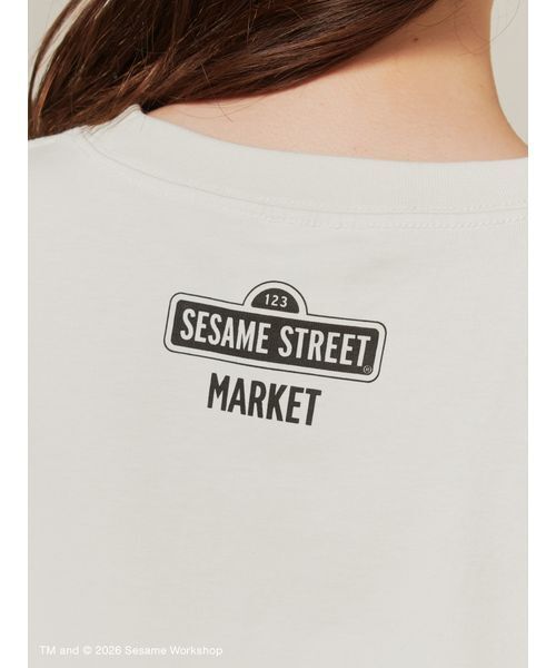 SESAME STREET(セサミストリート)の「フォトアートTシャツ(Tシャツ/カットソー・レディース・ホワイト/ライトグレー/ネイビー・L/M)」の16枚目の写真