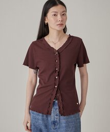 マルチボーダーTシャツ（Tシャツ/カットソー）｜Omekashi（オメカシ