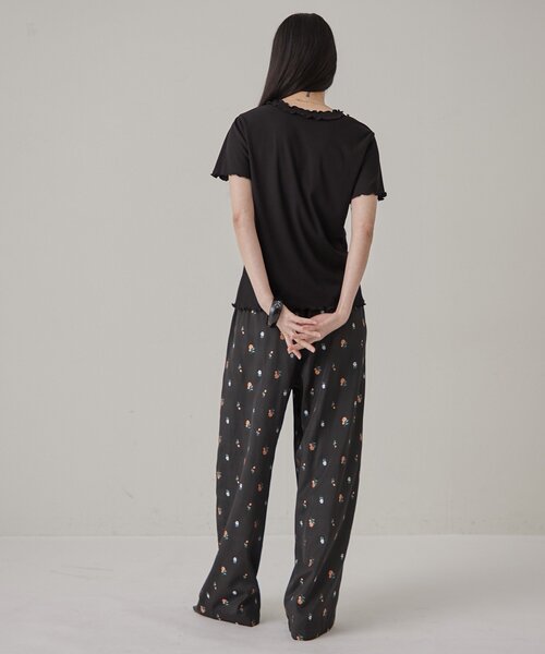 Omekashi(オメカシ)の「【リバイバル/チャーム付き】半袖フリルカーディガン(Tシャツ/カットソー・レディース・アイボリー/ブラック/ブラウン・FREE)」の19枚目の写真