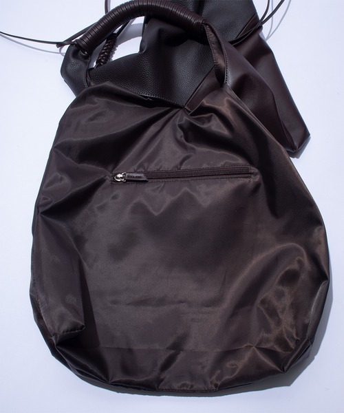 F/CE. （エフシーイー）の「F/CE. COMBINATION WRAPPING　HANDLE TOTE / エフシーイー コンビネーション ラッピング ハンドル トート（トートバッグ・レディース・ブラウン/ブラック・FREE）」の12枚目の写真