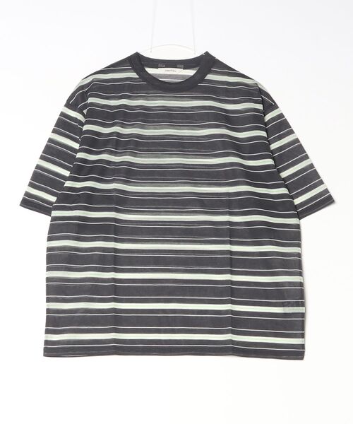 todayful Sheer Border T-shirt インディゴ TODAYFUL (トゥデイフル