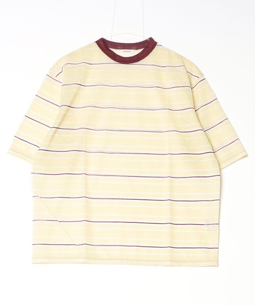 Sheer Border T-shirt 12610629（Tシャツ/カットソー）｜TODAYFUL