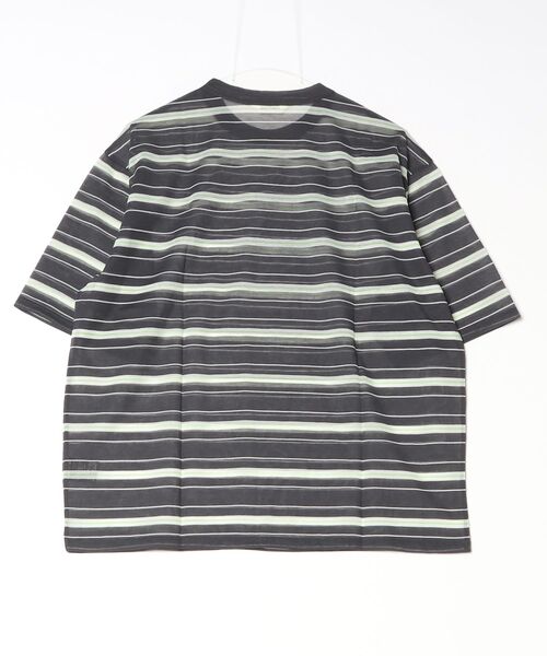 Sheer Border T-shirt 12610629（Tシャツ/カットソー）｜TODAYFUL