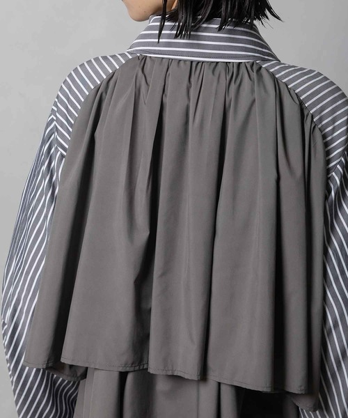 MARECHAL TERRE(マルシャルテル)の「シャツブルゾン(ブルゾン・レディース・ブラック/グレー系その他/ブラック系その他・MEDIUM)」の19枚目の写真