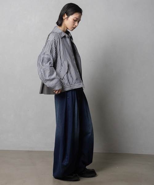 MARECHAL TERRE(マルシャルテル)の「シャツブルゾン(ブルゾン・レディース・ブラック/グレー系その他/ブラック系その他・MEDIUM)」の12枚目の写真