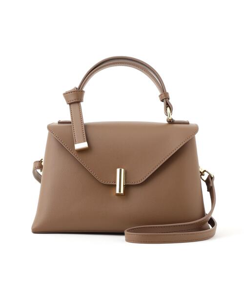 PROPORTION BODY DRESSING(プロポーションボディドレッシング)の「ノットワンハンドルバッグ / 1216281900(ショルダーバッグ・レディース・ブラウン/オフホワイト/ブルー・フリ-)」の4枚目の写真