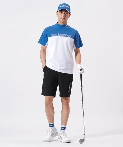 New Balance Golf（ニューバランスゴルフ）の「超速乾 UV 防透 半袖 モックネック プルオーバー (MENS)（Tシャツ/カットソー・メンズ・ブルー系その他・X-LARGE/LARGE/XX-LARGE）」の3枚目の写真