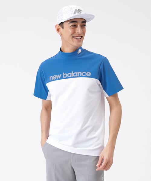 New Balance Golf（ニューバランスゴルフ）の「超速乾 UV 防透 半袖 モックネック プルオーバー (MENS)（Tシャツ/カットソー・メンズ・ブルー系その他・X-LARGE/LARGE/XX-LARGE）」の4枚目の写真
