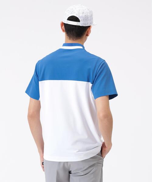 New Balance Golf（ニューバランスゴルフ）の「超速乾 UV 防透 半袖 モックネック プルオーバー (MENS)（Tシャツ/カットソー・メンズ・ブルー系その他・X-LARGE/LARGE/XX-LARGE）」の6枚目の写真