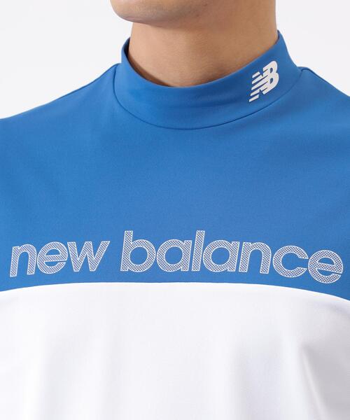 New Balance Golf（ニューバランスゴルフ）の「超速乾 UV 防透 半袖 モックネック プルオーバー (MENS)（Tシャツ/カットソー・メンズ・ブルー系その他・X-LARGE/LARGE/XX-LARGE）」の7枚目の写真