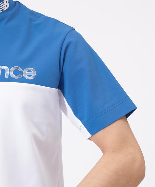 New Balance Golf（ニューバランスゴルフ）の「超速乾 UV 防透 半袖 モックネック プルオーバー (MENS)（Tシャツ/カットソー・メンズ・ブルー系その他・X-LARGE/LARGE/XX-LARGE）」の8枚目の写真