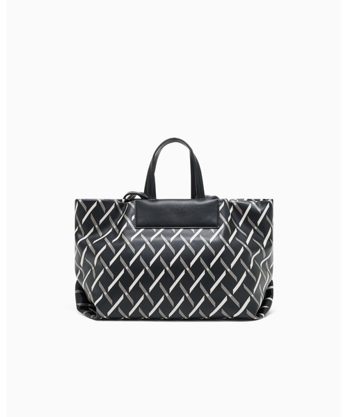 ARMANI EXCHANGE(アルマーニエクスチェンジ)の「【A|X アルマーニ エクスチェンジ】シェブロンロゴ ミディアムダブルハンドバッグ(トートバッグ・レディース・ブラック・FREE)」の3枚目の写真