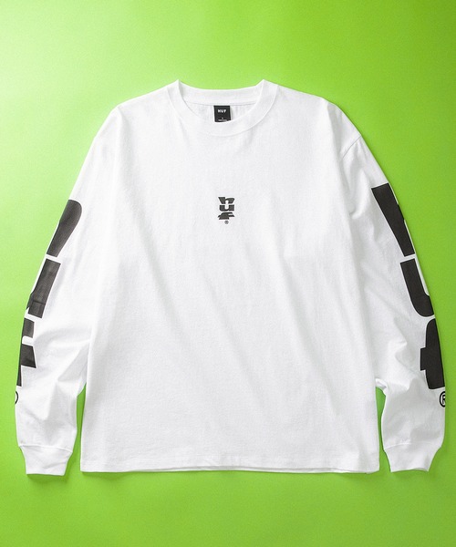 HUF(ハフ)の「MEGABLAST LS TEE(Tシャツ/カットソー・メンズ・ホワイト・M)」の1枚目の写真