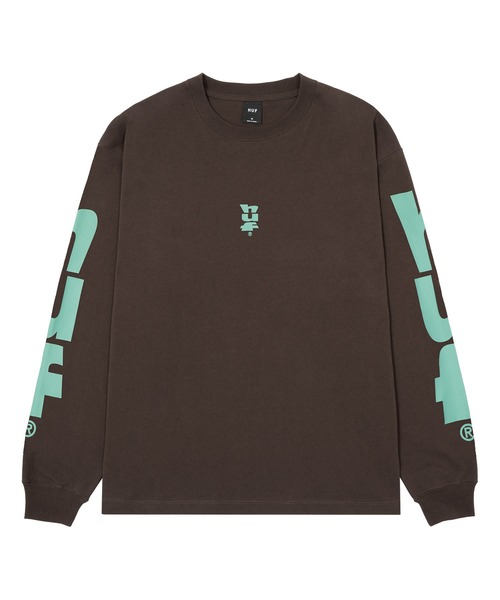 HUF(ハフ)の「MEGABLAST LS TEE(Tシャツ/カットソー・メンズ・ホワイト/ブラック/ネイビー/ブラウン・M/S/XXL/XS/XL/L)」の9枚目の写真