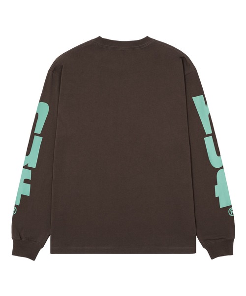 HUF(ハフ)の「MEGABLAST LS TEE(Tシャツ/カットソー・メンズ・ホワイト/ブラック/ネイビー/ブラウン・M/S/XXL/XS/XL/L)」の10枚目の写真