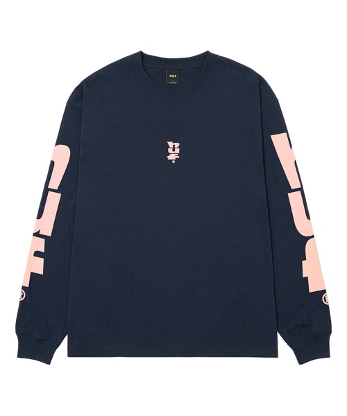 HUF(ハフ)の「MEGABLAST LS TEE(Tシャツ/カットソー・メンズ・ホワイト/ブラック/ネイビー/ブラウン・M/S/XXL/XS/XL/L)」の11枚目の写真