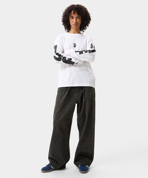 HUF(ハフ)の「MEGABLAST LS TEE(Tシャツ/カットソー・メンズ・ホワイト/ブラック/ネイビー/ブラウン・M/S/XXL/XS/XL/L)」の16枚目の写真