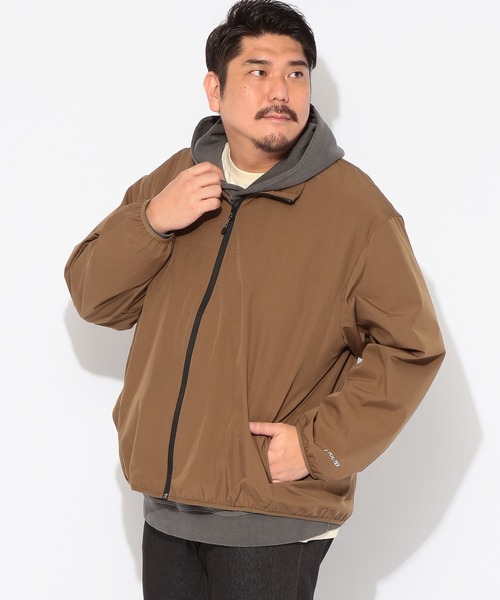 B&T CLUB(ビーティークラブ)の「ジャケット メンズ 大きいサイズ EVOL-TEX 多機能 裏メッシュ スタンドブルゾン B&T CLUB (ビーアンドティークラブ)(ブルゾン・メンズ・ブラック/ブラウン/グレー/グリーン・X1(3L~4L)/X4(8L~9L)/X3(6L~7L)/X2(4L~5L))」の3枚目の写真
