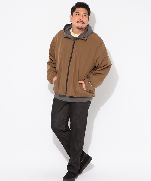 B&T CLUB(ビーティークラブ)の「ジャケット メンズ 大きいサイズ EVOL-TEX 多機能 裏メッシュ スタンドブルゾン B&T CLUB (ビーアンドティークラブ)(ブルゾン・メンズ・ブラック/ブラウン/グレー/グリーン・X1(3L~4L)/X4(8L~9L)/X3(6L~7L)/X2(4L~5L))」の22枚目の写真