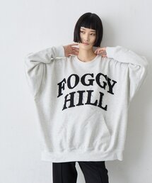 CIAOPANIC TYPY | 【UNISEX】オーバーサイズダメージロゴ裏毛スウェット(スウェット)