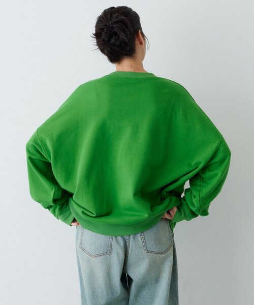 CIAOPANIC TYPY（チャオパニックティピー）の「【UNISEX】オーバーサイズダメージロゴ裏毛スウェット（スウェット・レディース・グレー/ブラック/レッド/グリーン・ONE SIZE）」の17枚目の写真