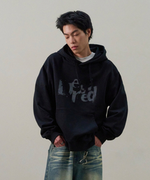PEID テキストフードTシャツ-FESK5104B03