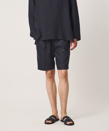 NUMBER M（ナンバーエム）の「【別注】＜NUMBER M＞ソリッド １プリーツ ショーツ（その他パンツ）」