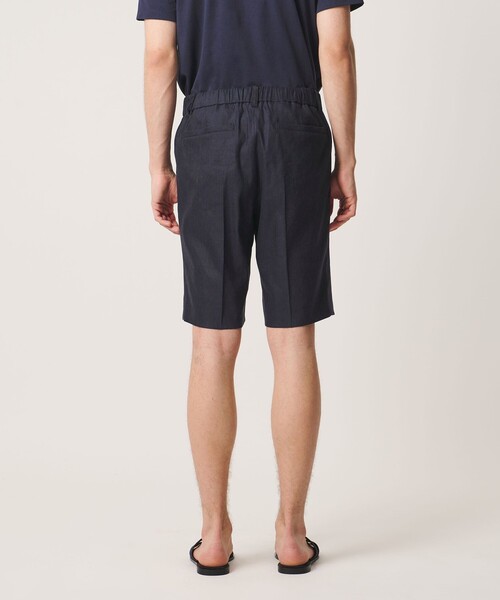 NUMBER M(ナンバーエム)の「【別注】<NUMBER M>ソリッド 1プリーツ ショーツ(その他パンツ・メンズ・ネイビー・50)」の14枚目の写真