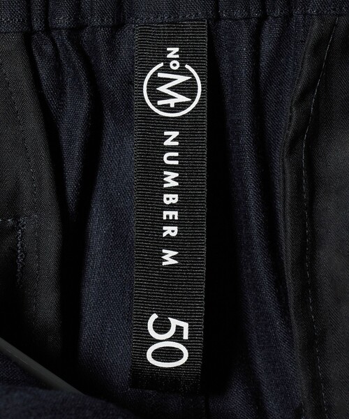 NUMBER M(ナンバーエム)の「【別注】<NUMBER M>ソリッド 1プリーツ ショーツ(その他パンツ・メンズ・ネイビー・50)」の7枚目の写真