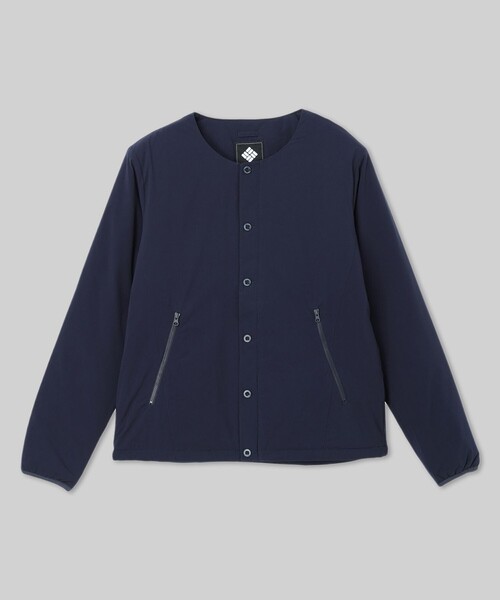 Columbia(コロンビア)の「COLUMBIA BLACK LABEL/ キャニーベンドジャケット /コロンビアブラックレーベル(ノーカラージャケット・メンズ・グリーン/ブラック/ネイビー・L/S/M/XL)」の1枚目の写真