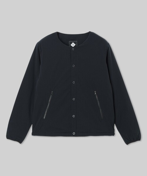 Columbia(コロンビア)の「COLUMBIA BLACK LABEL/ キャニーベンドジャケット /コロンビアブラックレーベル(ノーカラージャケット・メンズ・グリーン/ブラック/ネイビー・L/S/M/XL)」の2枚目の写真