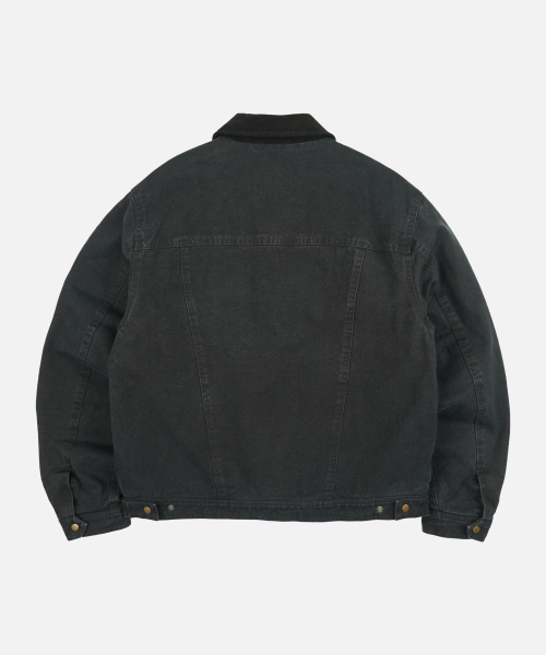 FRIZMWORKS(フリズムワークス)の「HEAVY CANVAS STORM TRUCKER JACKET _ BLACK(デニムジャケット・メンズ・その他・SMALL/MEDIUM/LARGE/X-LARGE)」の3枚目の写真