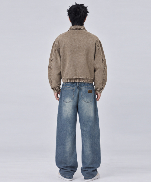 CREAM SODA LAB(クリームソーダラボ)の「カーペンター ワイドデニムパンツ ライトブルー(デニムパンツ・レディース・その他・LARGE/X-LARGE)」の7枚目の写真