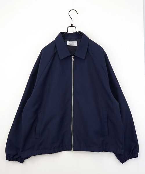 Ammie（アミー）の「ワイドスクエア ジップアップブルゾン（ブルゾン・メンズ・ブラック/ネイビー/グレー・L/M）」の16枚目の写真