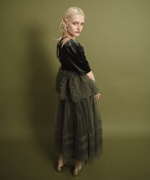 1149 Velour tulle Dress