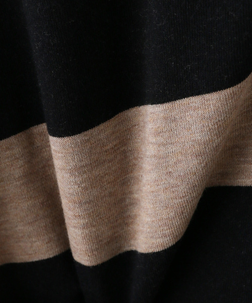 Spick & Span(スピックアンドスパン)の「《別注》HARDIN KNITWEAR ラガーシャツ*(ポロシャツ・レディース・ベージュ/グレー・FREE)」の11枚目の写真