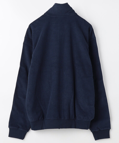 adidas（アディダス）の「adidas/アディダス ブークレ トラックトップ（ジャージ）/BOUCLE TRACK TOP（ブルゾン・メンズ・グレー/ネイビー・MEDIUM/X-LARGE/LARGE）」の3枚目の写真