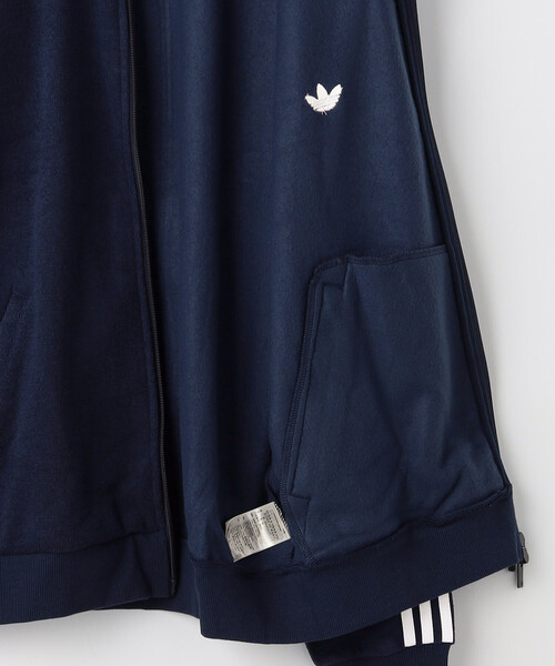 adidas（アディダス）の「adidas/アディダス ブークレ トラックトップ（ジャージ）/BOUCLE TRACK TOP（ブルゾン・メンズ・グレー/ネイビー・MEDIUM/X-LARGE/LARGE）」の11枚目の写真