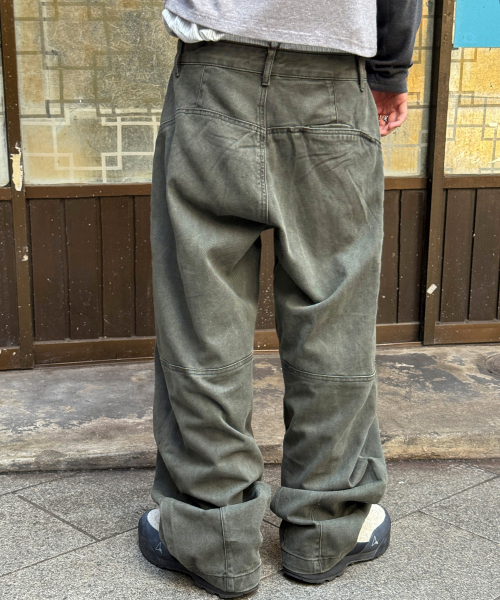 SCALLYWAG（スカリーワグ）の「ガーメントダイ カーブドコットンパンツ[カーキ]（その他パンツ・レディース・その他・SMALL/MEDIUM/LARGE）」の5枚目の写真