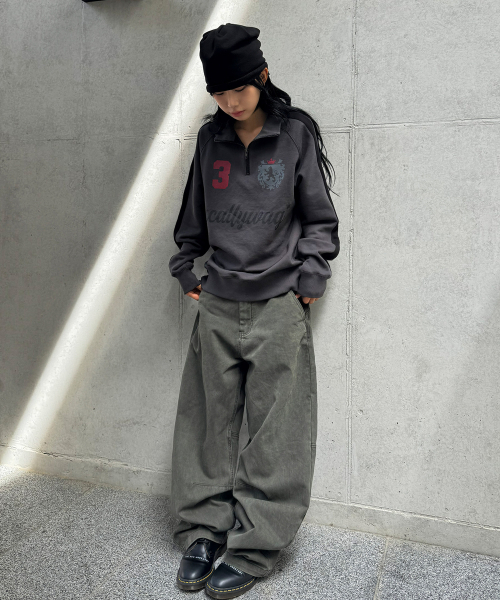 SCALLYWAG（スカリーワグ）の「ガーメントダイ カーブドコットンパンツ[カーキ]（その他パンツ・レディース・その他・SMALL/MEDIUM/LARGE）」の9枚目の写真