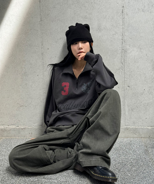 SCALLYWAG（スカリーワグ）の「ガーメントダイ カーブドコットンパンツ[カーキ]（その他パンツ・レディース・その他・SMALL/MEDIUM/LARGE）」の11枚目の写真
