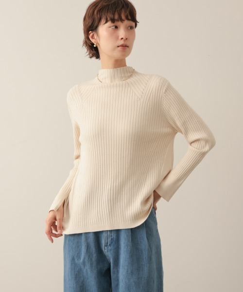Bou Jeloud(ブージュルード)の「ヒートAラインチュニック(Tシャツ/カットソー・レディース・グレー/ブラック/ブラウン/オフホワイト/パープル・FREE)」の8枚目の写真
