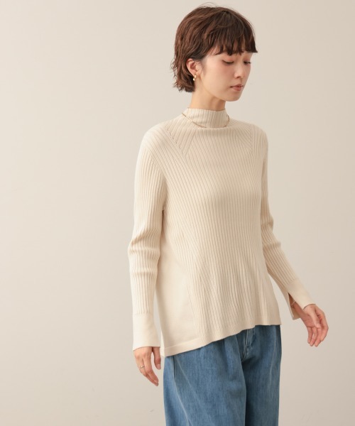 Bou Jeloud(ブージュルード)の「ヒートAラインチュニック(Tシャツ/カットソー・レディース・グレー/ブラック/ブラウン/オフホワイト/パープル・FREE)」の9枚目の写真