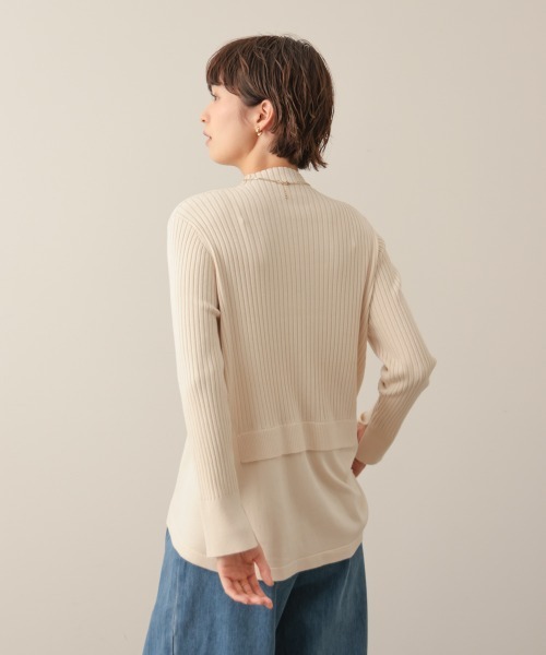 Bou Jeloud(ブージュルード)の「ヒートAラインチュニック(Tシャツ/カットソー・レディース・グレー/ブラック/ブラウン/オフホワイト/パープル・FREE)」の13枚目の写真