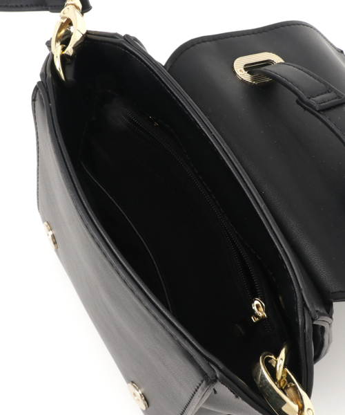 PLAIN CLOTHING（プレーンクロージング）の「エラ型ミニショルダーバッグ/ハンドバッグ【PLAIN CLOTHING】（ショルダーバッグ・レディース・バーガンディー/キャメル/グレー/ベージュ/ブラック・FREE）」の10枚目の写真